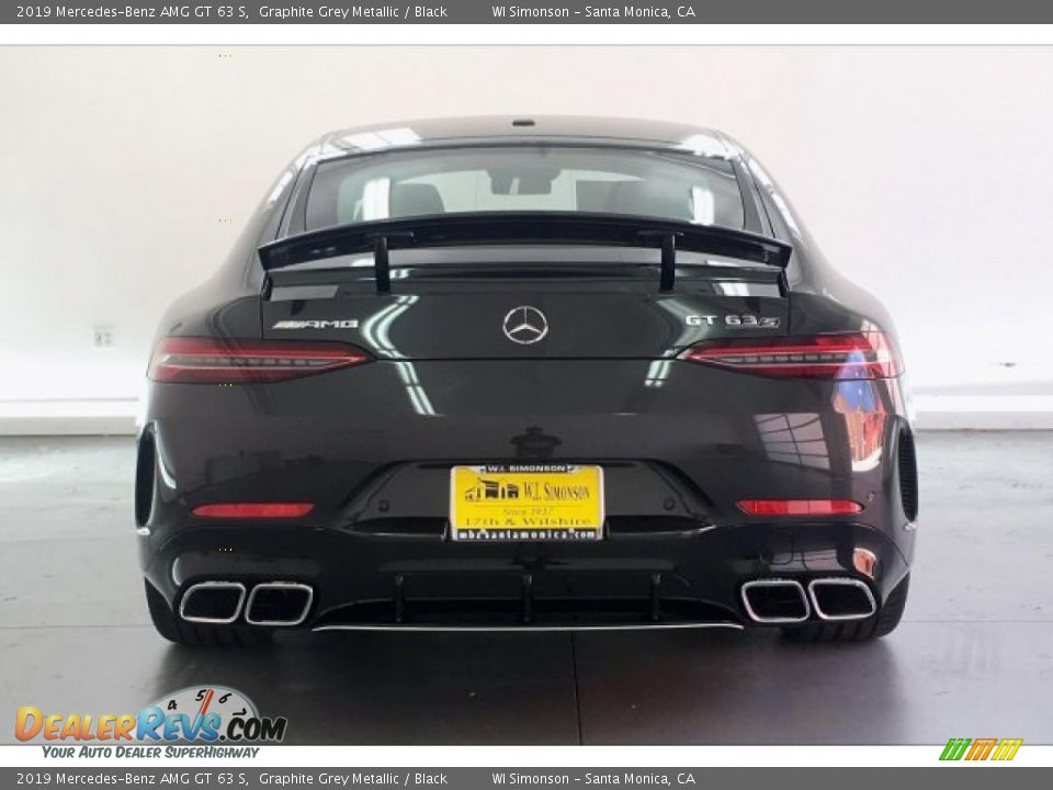 2019 Mercedes-Benz AMG GT 63 S Graphite Grey Metallic / Black Photo #3