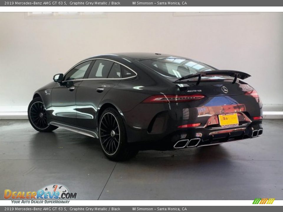 2019 Mercedes-Benz AMG GT 63 S Graphite Grey Metallic / Black Photo #10