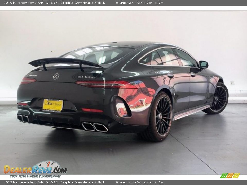 2019 Mercedes-Benz AMG GT 63 S Graphite Grey Metallic / Black Photo #16