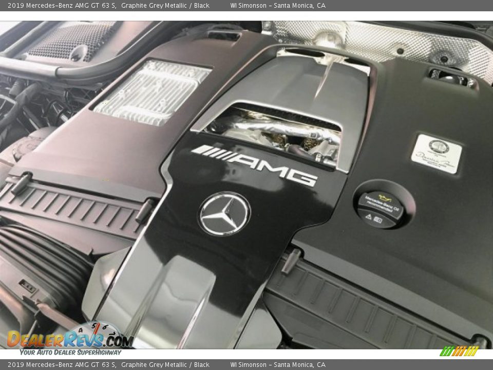 2019 Mercedes-Benz AMG GT 63 S Graphite Grey Metallic / Black Photo #31