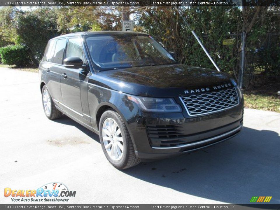 2019 Land Rover Range Rover HSE Santorini Black Metallic / Espresso/Almond Photo #2