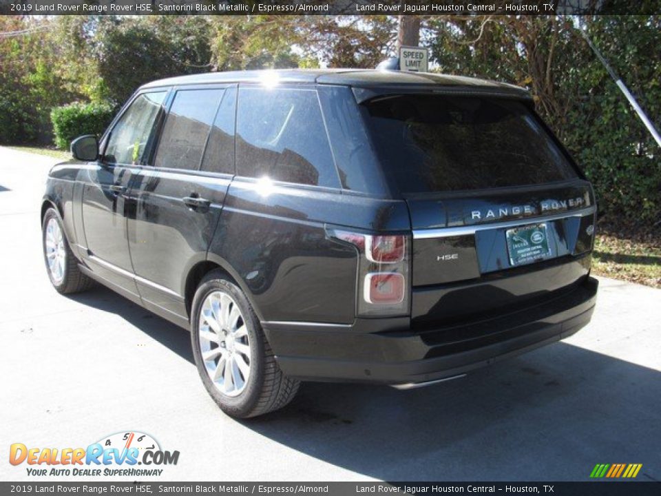 2019 Land Rover Range Rover HSE Santorini Black Metallic / Espresso/Almond Photo #12