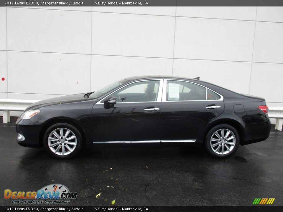 2012 Lexus ES 350 Stargazer Black / Saddle Photo #2