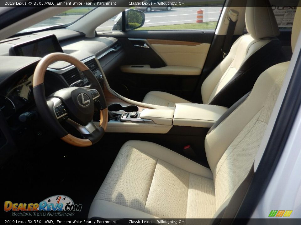 2019 Lexus RX 350L AWD Eminent White Pearl / Parchment Photo #2
