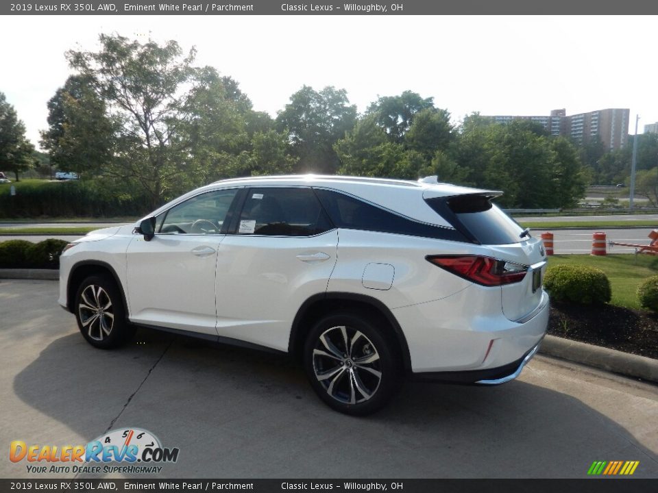 2019 Lexus RX 350L AWD Eminent White Pearl / Parchment Photo #4