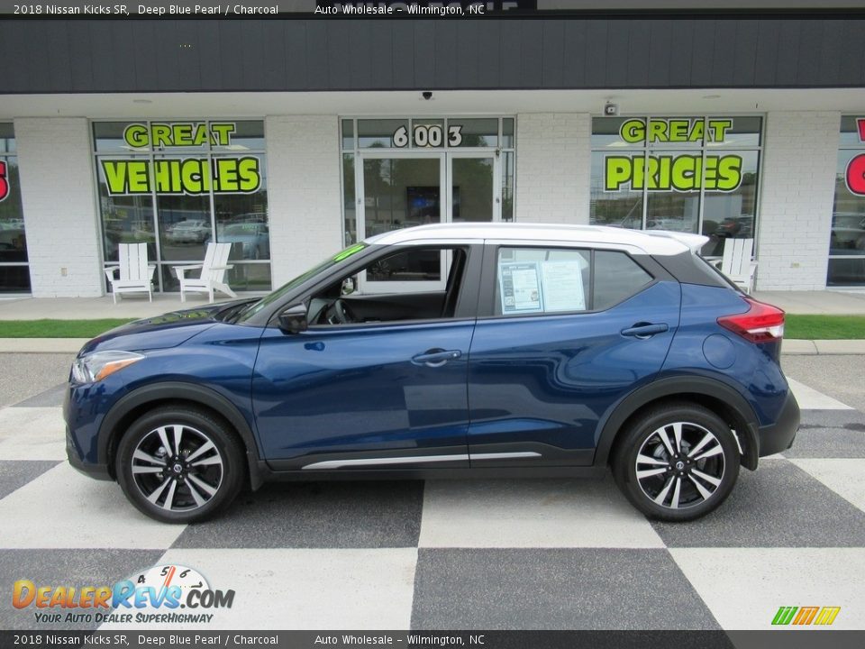 2018 Nissan Kicks SR Deep Blue Pearl / Charcoal Photo #1