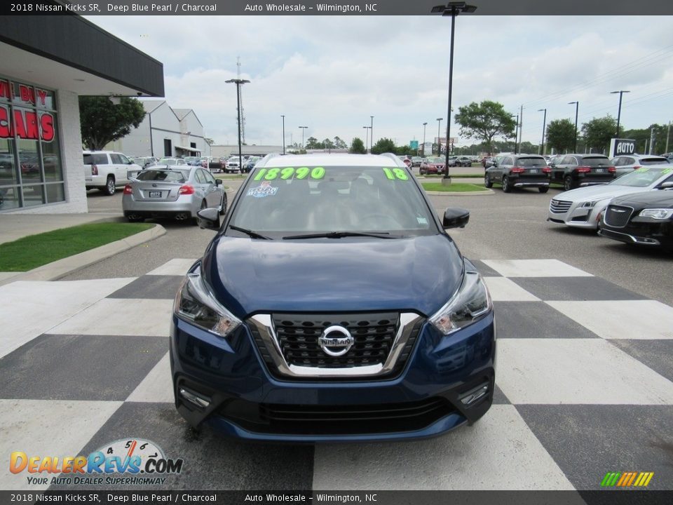 2018 Nissan Kicks SR Deep Blue Pearl / Charcoal Photo #2