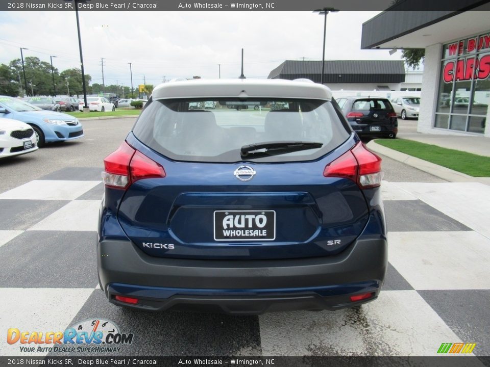 2018 Nissan Kicks SR Deep Blue Pearl / Charcoal Photo #4