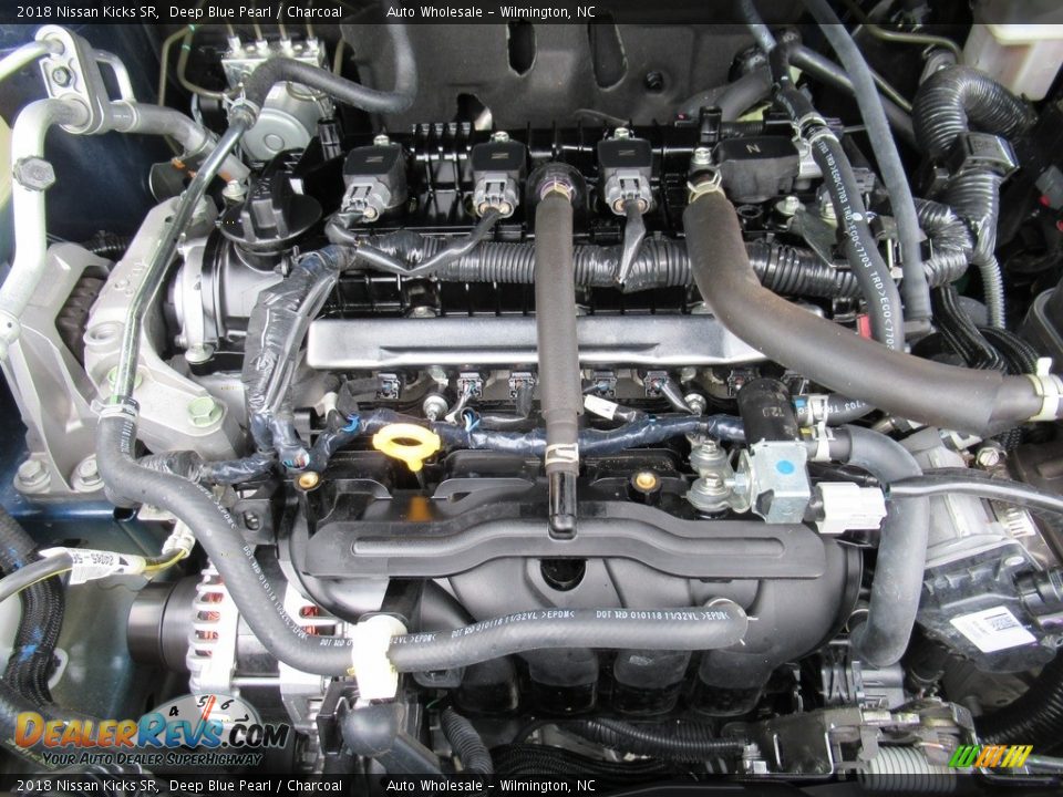 2018 Nissan Kicks SR Deep Blue Pearl / Charcoal Photo #6