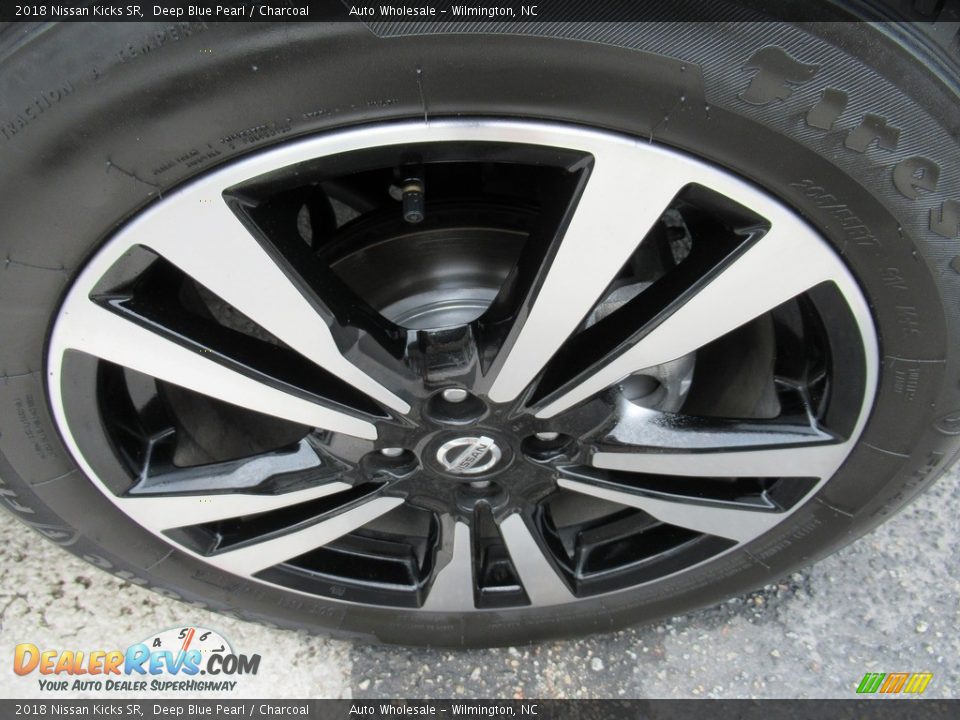 2018 Nissan Kicks SR Deep Blue Pearl / Charcoal Photo #7