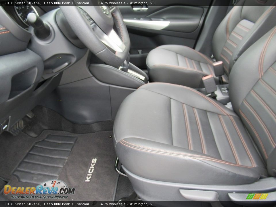 2018 Nissan Kicks SR Deep Blue Pearl / Charcoal Photo #10