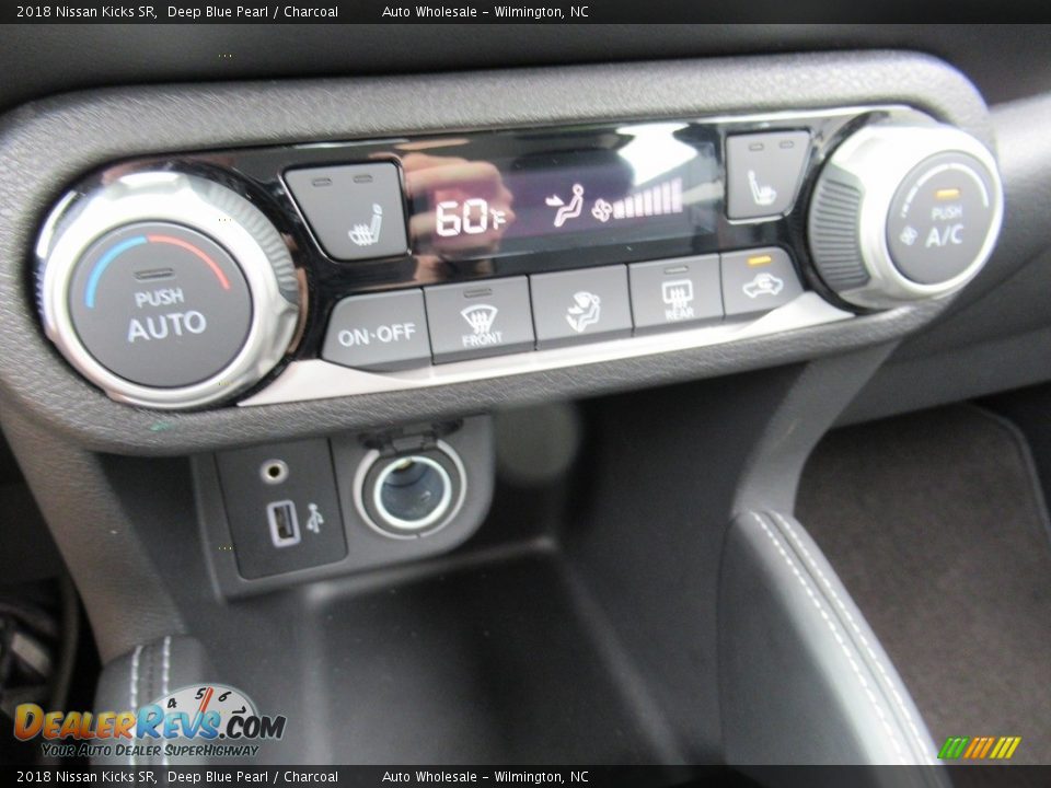 2018 Nissan Kicks SR Deep Blue Pearl / Charcoal Photo #17