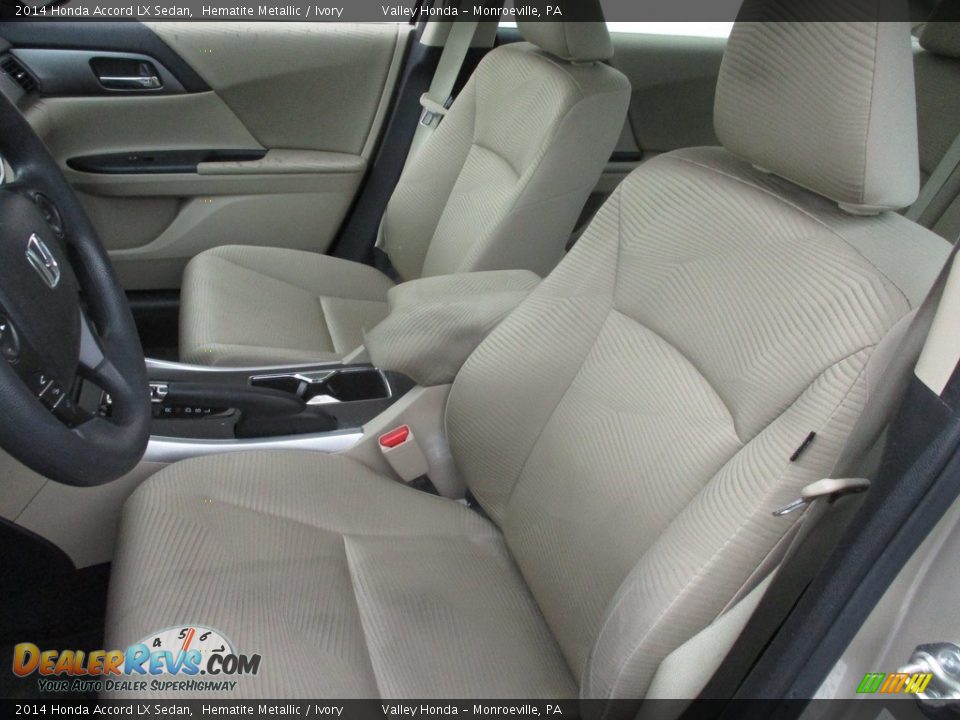 2014 Honda Accord LX Sedan Hematite Metallic / Ivory Photo #9