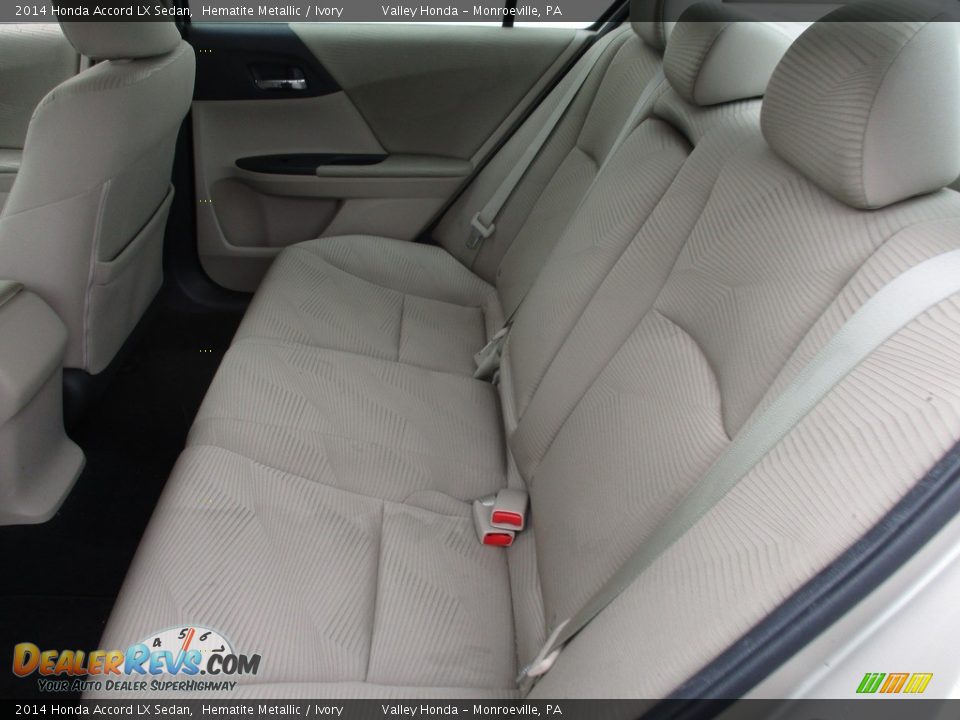 2014 Honda Accord LX Sedan Hematite Metallic / Ivory Photo #10