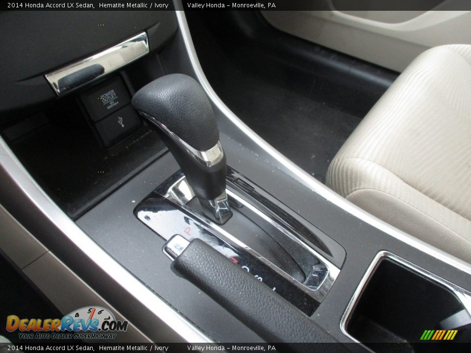 2014 Honda Accord LX Sedan Hematite Metallic / Ivory Photo #14