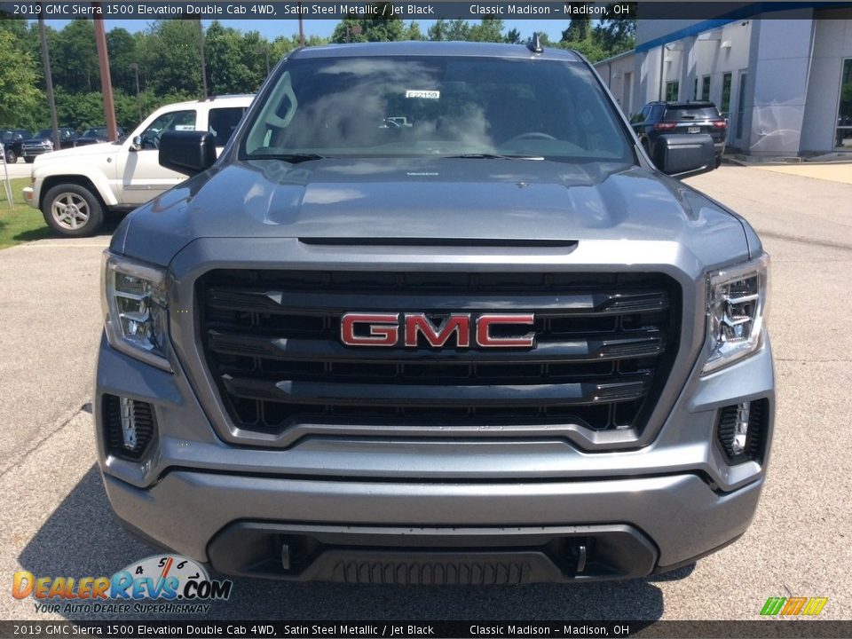 2019 GMC Sierra 1500 Elevation Double Cab 4WD Satin Steel Metallic / Jet Black Photo #2