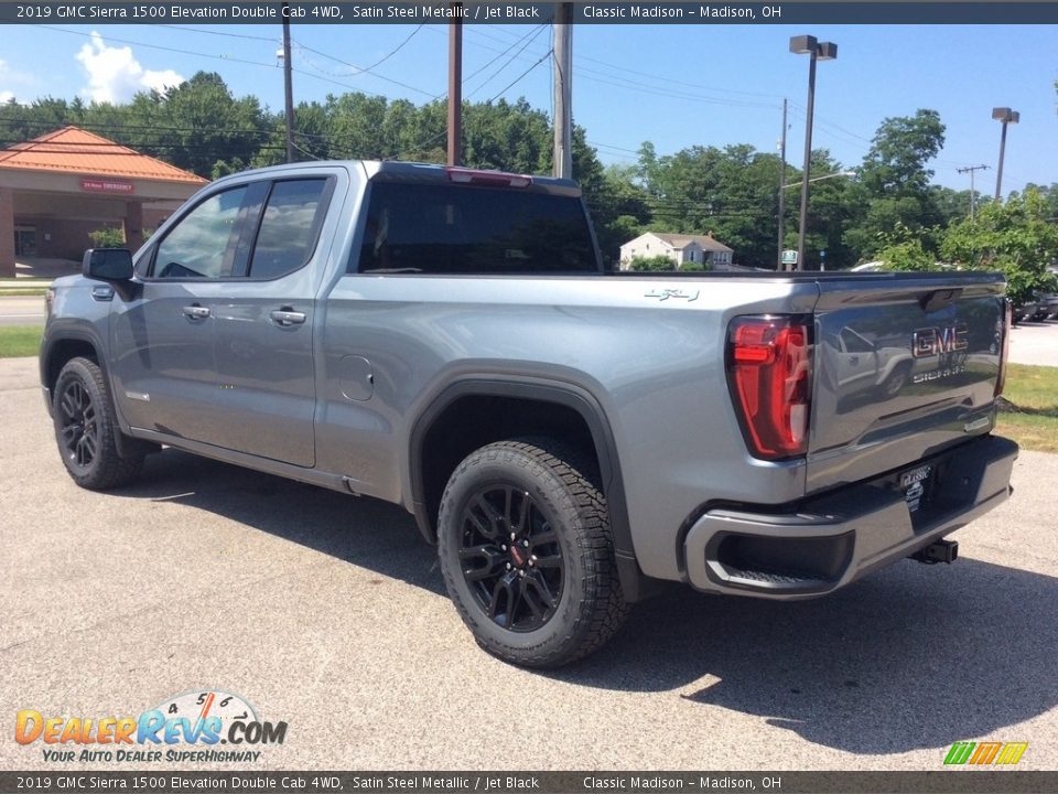 2019 GMC Sierra 1500 Elevation Double Cab 4WD Satin Steel Metallic / Jet Black Photo #5