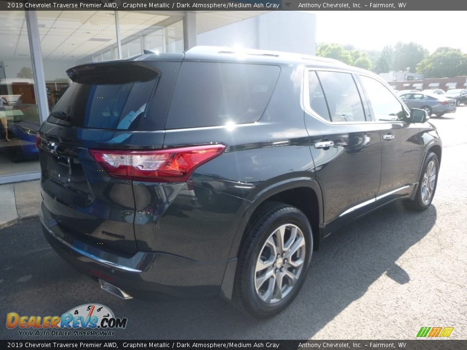 2019 Chevrolet Traverse Premier AWD Graphite Metallic / Dark Atmosphere/Medium Ash Gray Photo #4