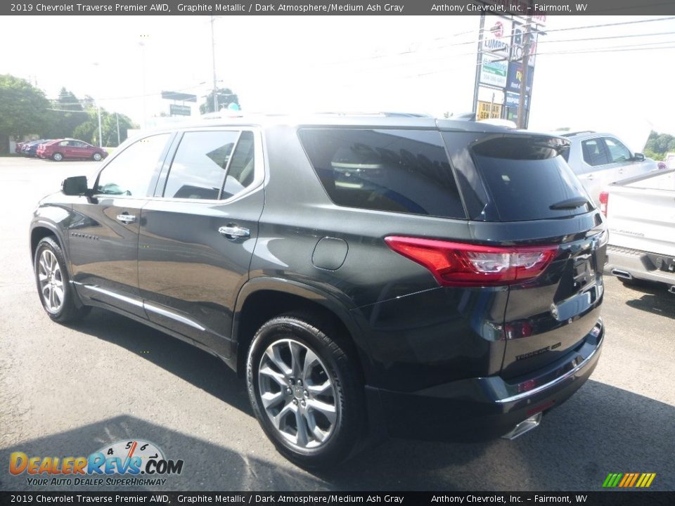 2019 Chevrolet Traverse Premier AWD Graphite Metallic / Dark Atmosphere/Medium Ash Gray Photo #6