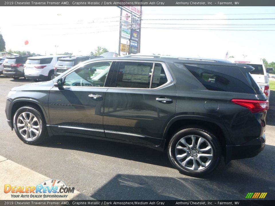 2019 Chevrolet Traverse Premier AWD Graphite Metallic / Dark Atmosphere/Medium Ash Gray Photo #7