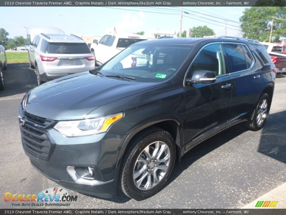 2019 Chevrolet Traverse Premier AWD Graphite Metallic / Dark Atmosphere/Medium Ash Gray Photo #8