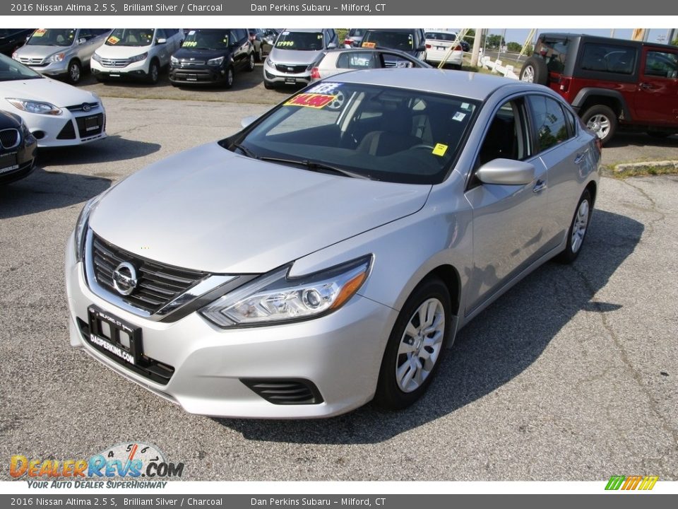 2016 Nissan Altima 2.5 S Brilliant Silver / Charcoal Photo #1