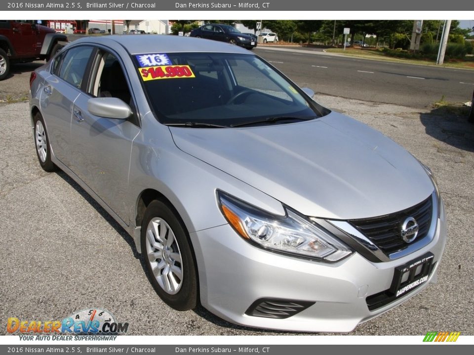 2016 Nissan Altima 2.5 S Brilliant Silver / Charcoal Photo #3