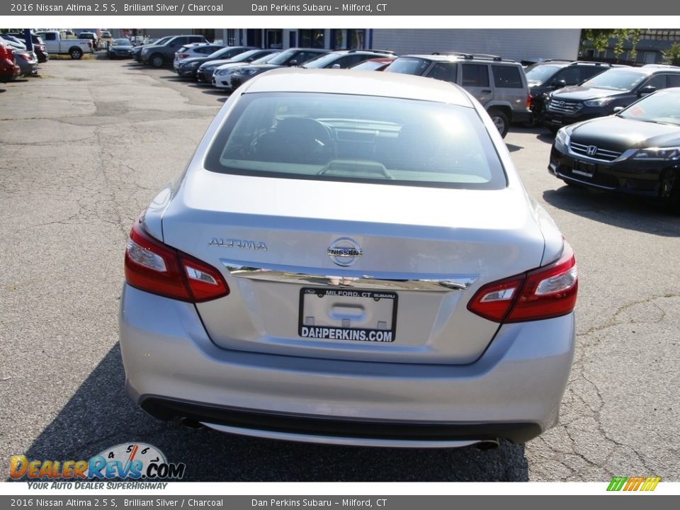 2016 Nissan Altima 2.5 S Brilliant Silver / Charcoal Photo #6