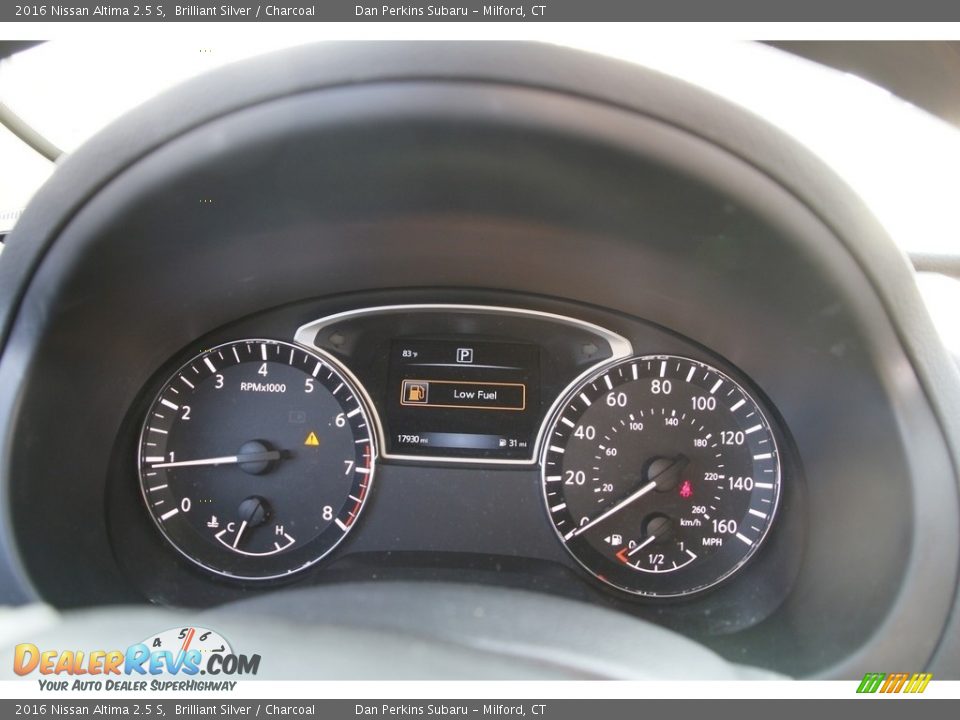 2016 Nissan Altima 2.5 S Brilliant Silver / Charcoal Photo #17