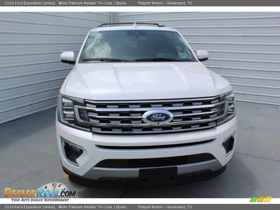 2019 Ford Expedition Limited White Platinum Metallic Tri-Coat / Ebony Photo #3