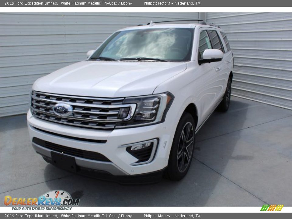 2019 Ford Expedition Limited White Platinum Metallic Tri-Coat / Ebony Photo #4