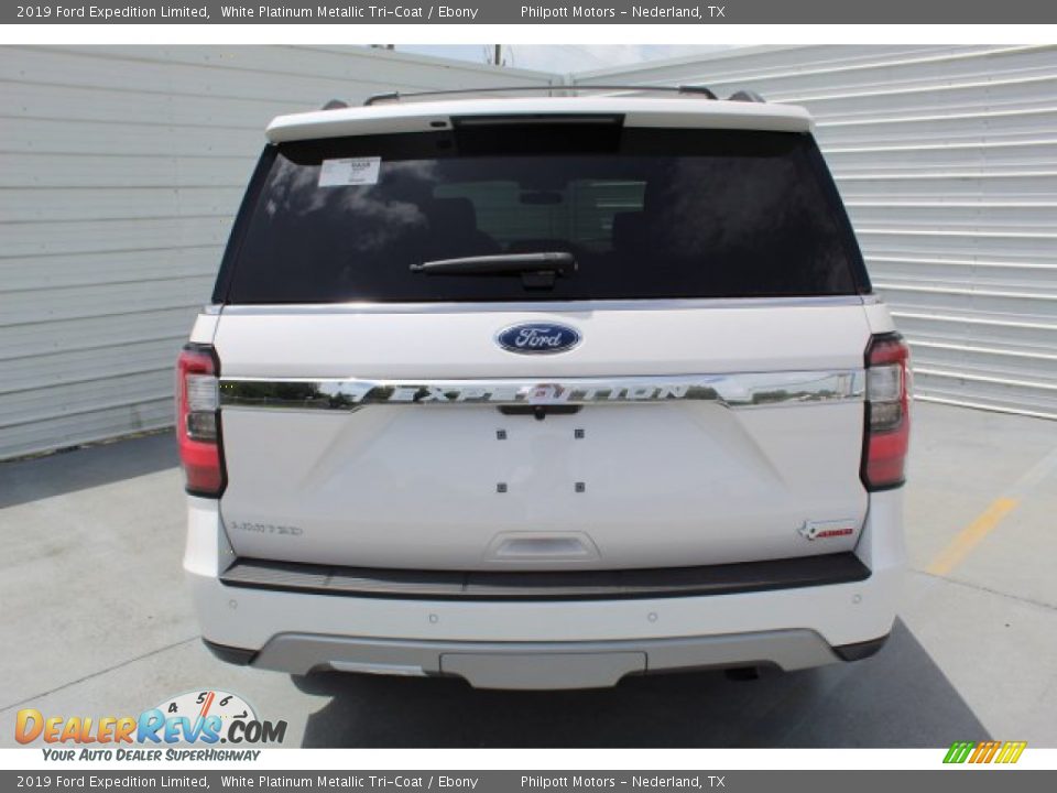 2019 Ford Expedition Limited White Platinum Metallic Tri-Coat / Ebony Photo #7