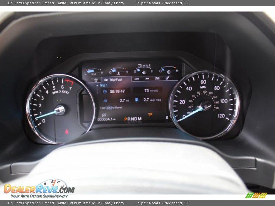 2019 Ford Expedition Limited White Platinum Metallic Tri-Coat / Ebony Photo #12