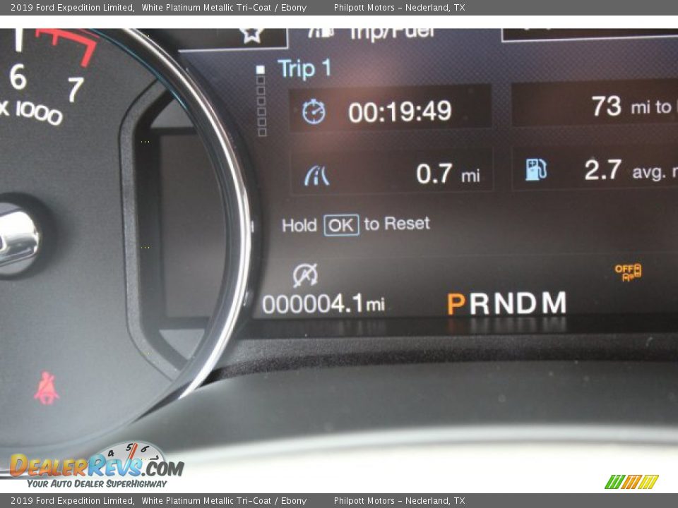 2019 Ford Expedition Limited White Platinum Metallic Tri-Coat / Ebony Photo #13