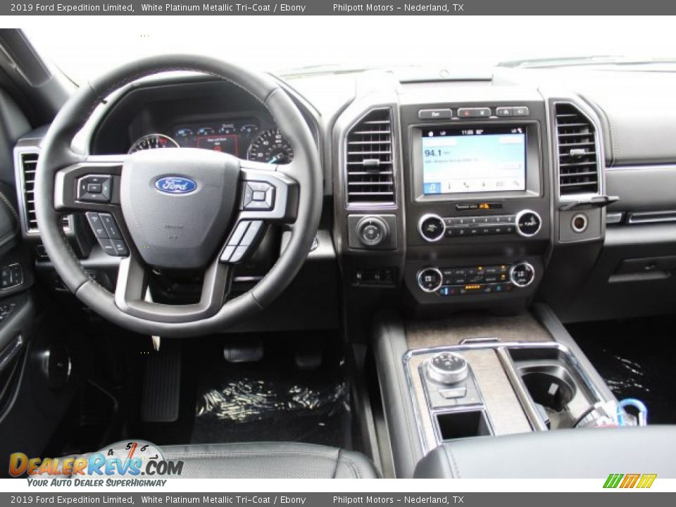 2019 Ford Expedition Limited White Platinum Metallic Tri-Coat / Ebony Photo #19