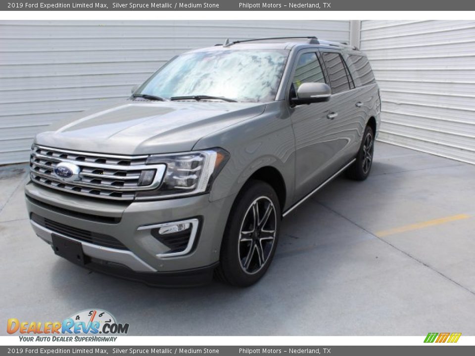2019 Ford Expedition Limited Max Silver Spruce Metallic / Medium Stone Photo #4