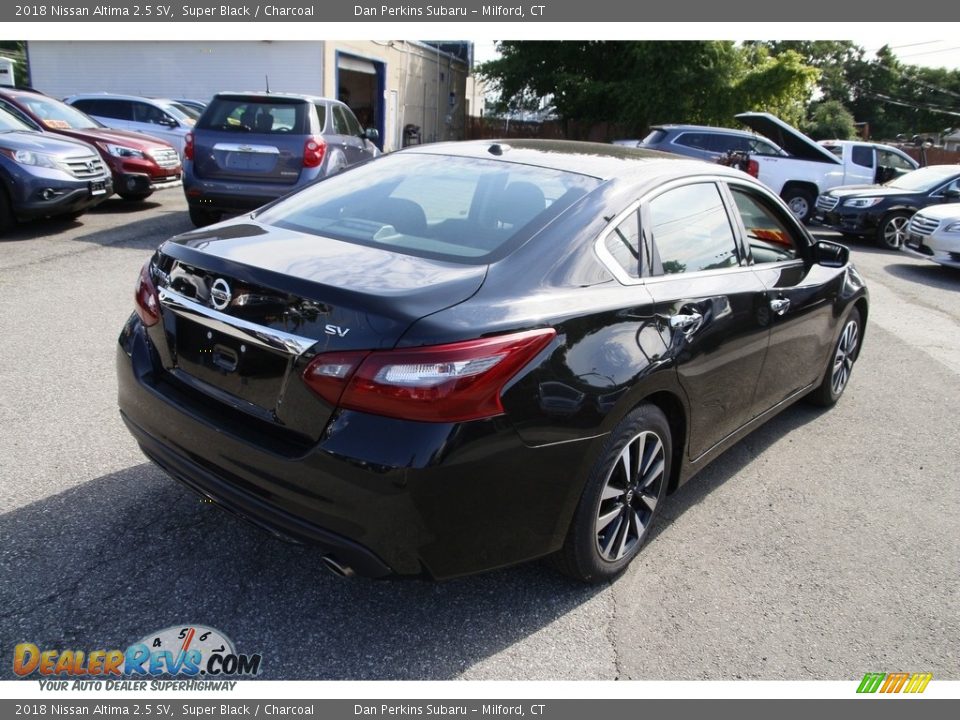 2018 Nissan Altima 2.5 SV Super Black / Charcoal Photo #5