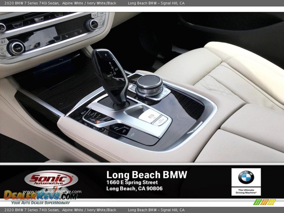 2020 BMW 7 Series 740i Sedan Alpine White / Ivory White/Black Photo #7