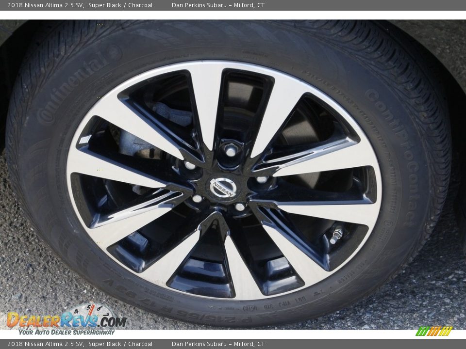2018 Nissan Altima 2.5 SV Super Black / Charcoal Photo #21