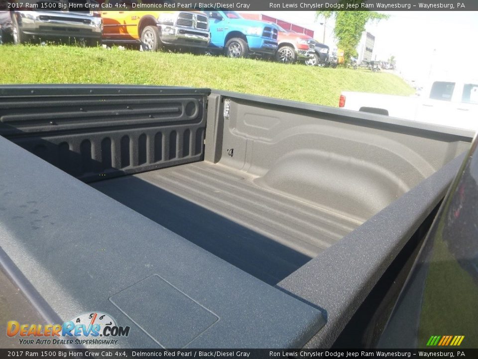 2017 Ram 1500 Big Horn Crew Cab 4x4 Delmonico Red Pearl / Black/Diesel Gray Photo #13