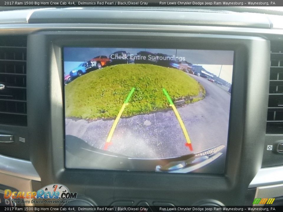 2017 Ram 1500 Big Horn Crew Cab 4x4 Delmonico Red Pearl / Black/Diesel Gray Photo #18