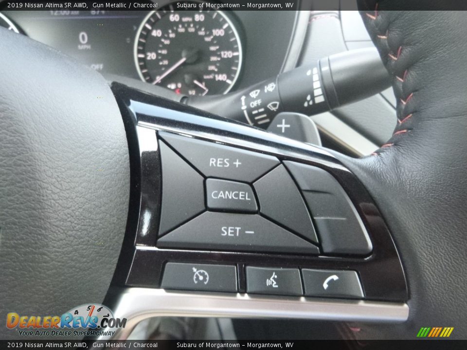 2019 Nissan Altima SR AWD Gun Metallic / Charcoal Photo #19