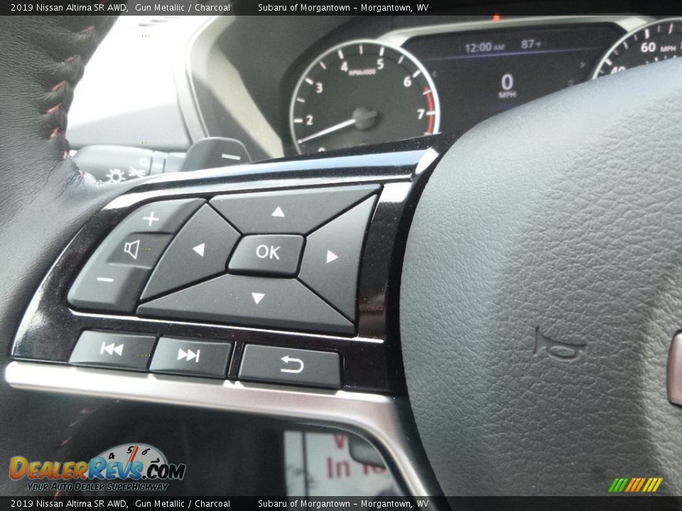 2019 Nissan Altima SR AWD Gun Metallic / Charcoal Photo #20