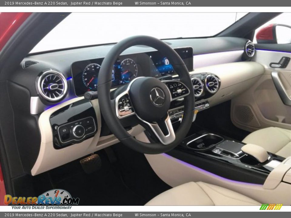 2019 Mercedes-Benz A 220 Sedan Jupiter Red / Macchiato Beige Photo #4