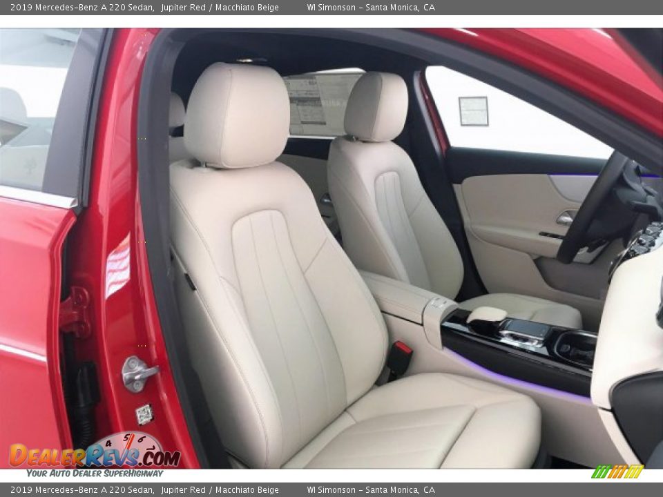 2019 Mercedes-Benz A 220 Sedan Jupiter Red / Macchiato Beige Photo #5