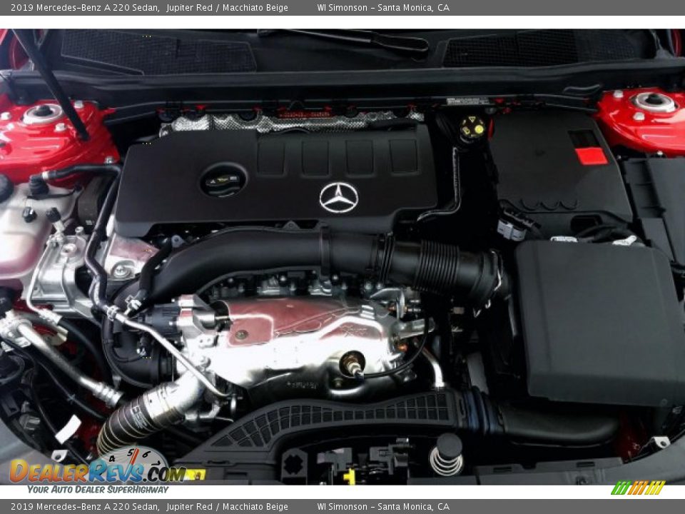 2019 Mercedes-Benz A 220 Sedan Jupiter Red / Macchiato Beige Photo #8