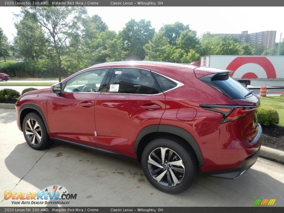 2020 Lexus NX 300 AWD Matador Red Mica / Creme Photo #4