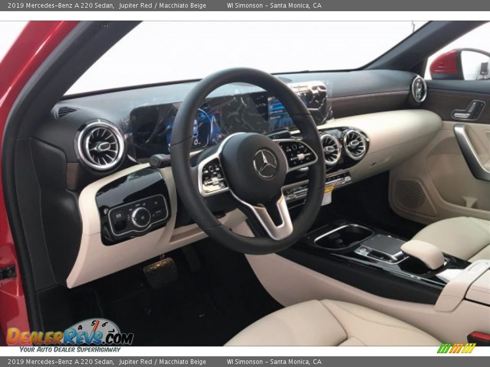 2019 Mercedes-Benz A 220 Sedan Jupiter Red / Macchiato Beige Photo #4