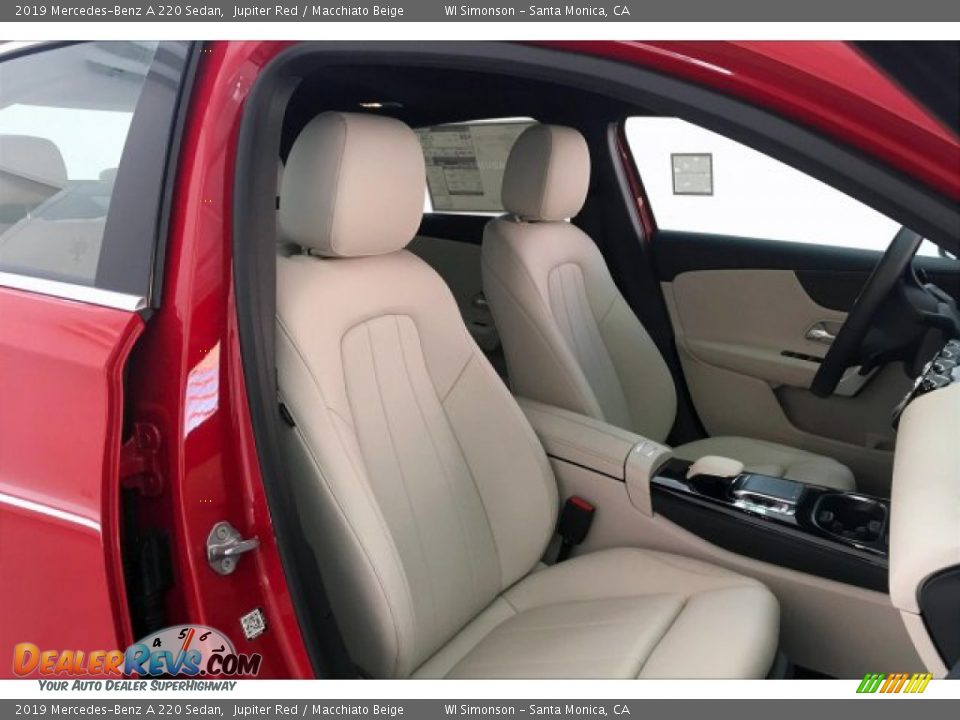 2019 Mercedes-Benz A 220 Sedan Jupiter Red / Macchiato Beige Photo #5