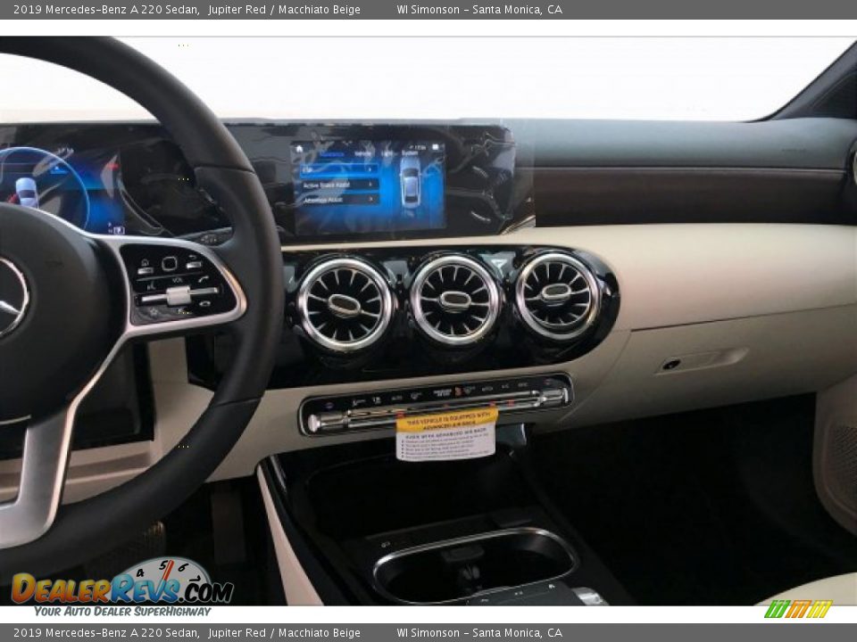 2019 Mercedes-Benz A 220 Sedan Jupiter Red / Macchiato Beige Photo #6